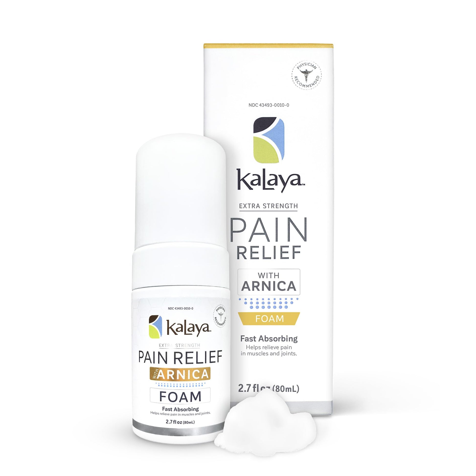 Kalaya Naturals Extra Strength Pain Relief Foam with Arnica - Supports Pain Relief in Muscle & Joints (2.7 Ounces) Kalaya NaturalsBuy Supplements Australia