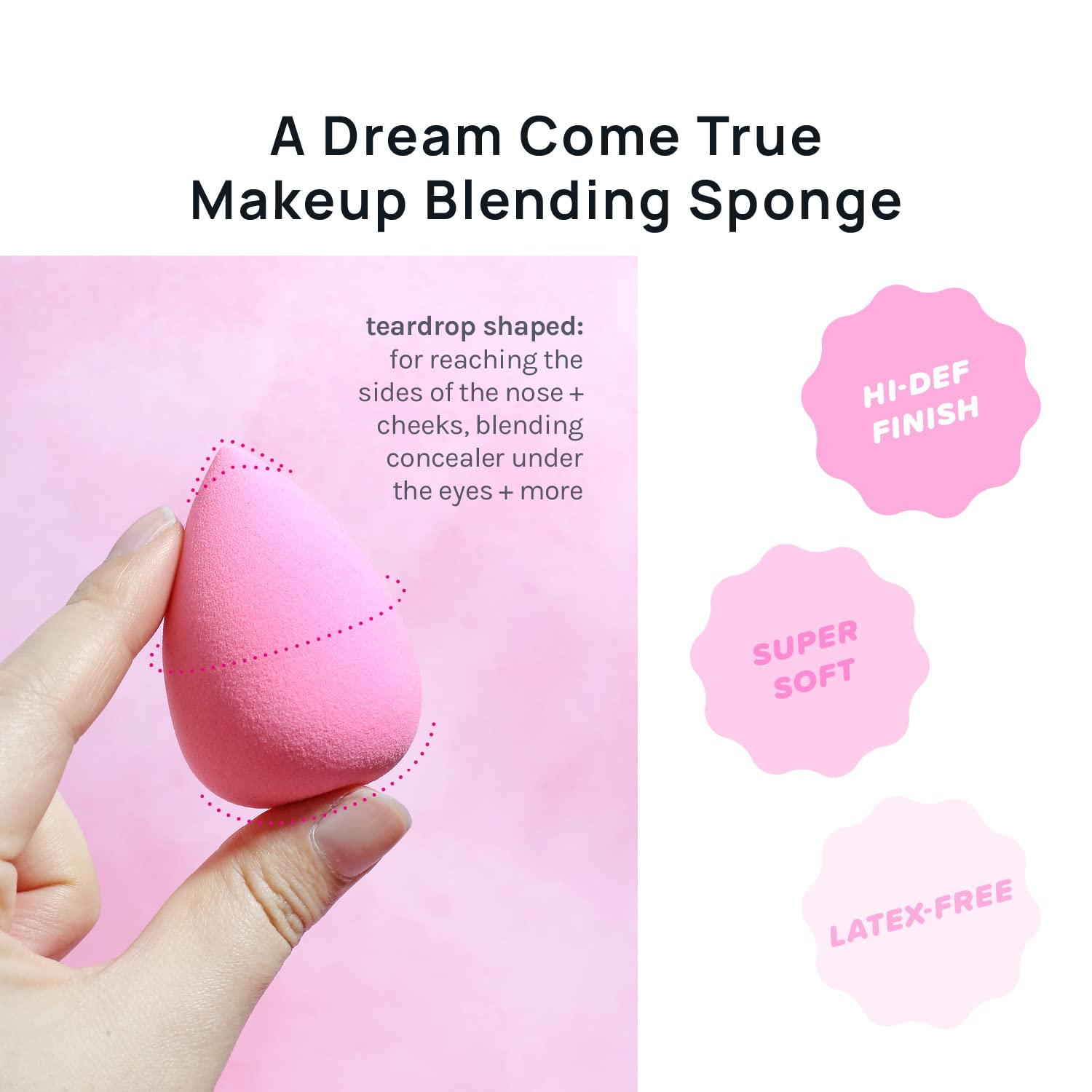 AOA Studio Collection makeup Sponge Set Latex Free and High-definition Set of 6 makeup Wonder blender For Powder Cream and Liquid, Super Soft Wonder Beauty Cosmetic AOA STUDIOBuy Supplements Australia