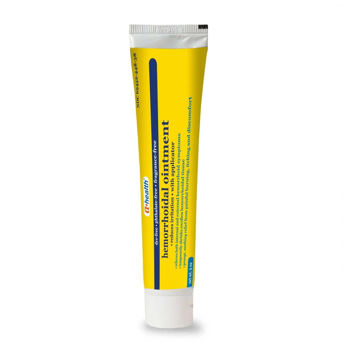 A+Health Hemorrhoid Treatment, Hemorrhoidal Ointment Relieves Symptoms of Burning, Itching, Discomfort, 2 Ounce Tube with Applicator, Reduces Irritation and Pain Relief A+HealthBuy Supplements Australia