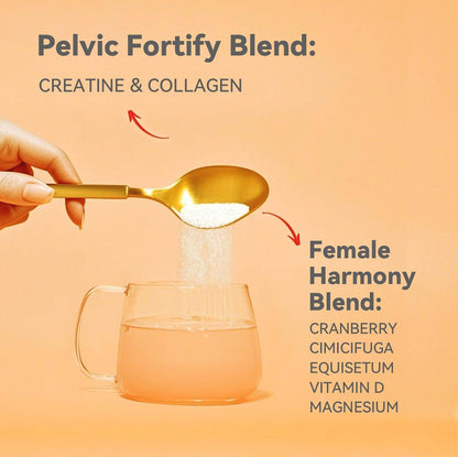 Gynable UROCollagen,Bladder Control Supplement for Women,Urinary Tract Health, Strengthen Pelvic Floor Muscles,Urinary Leakage,Female Care,with Creatine,Natural Lemon Flavored