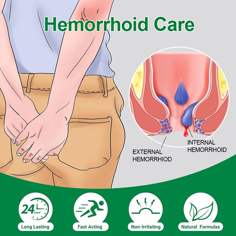 vamy Hemorrhoid Ointment (2 x 20g Tubes), 40g - Maximum Strength Formula for Hemorrhoidal Fast Relief, Soothes Itching, Burning & Discomfort vamyBuy Supplements Australia