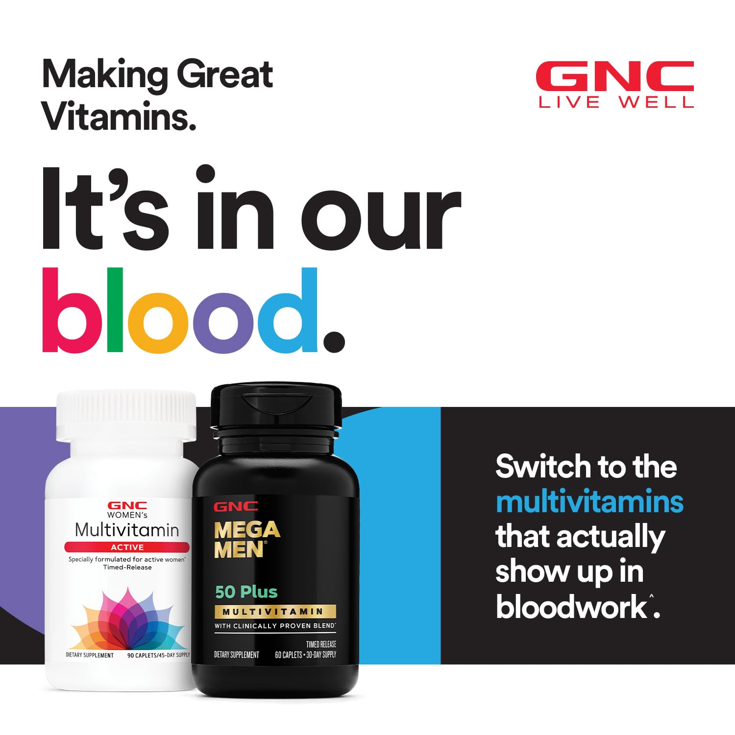 GNC Mega Men Sport Multivitamin | Performance, Muscle Function, and General Health | 90 Count GNC buy supplements Au