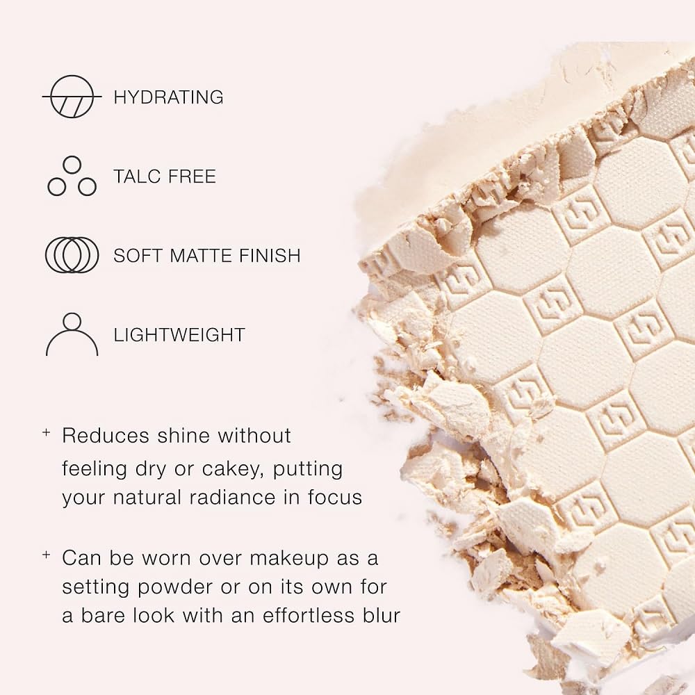 Jouer Soft Focus Hydrate & Setting - Pressed Powder with Matte Finish - Blurring Powder for Fine Lines and Pores - Set Face Makeup Foundation or Concealer - Translucent JouerBuy Supplements Australia