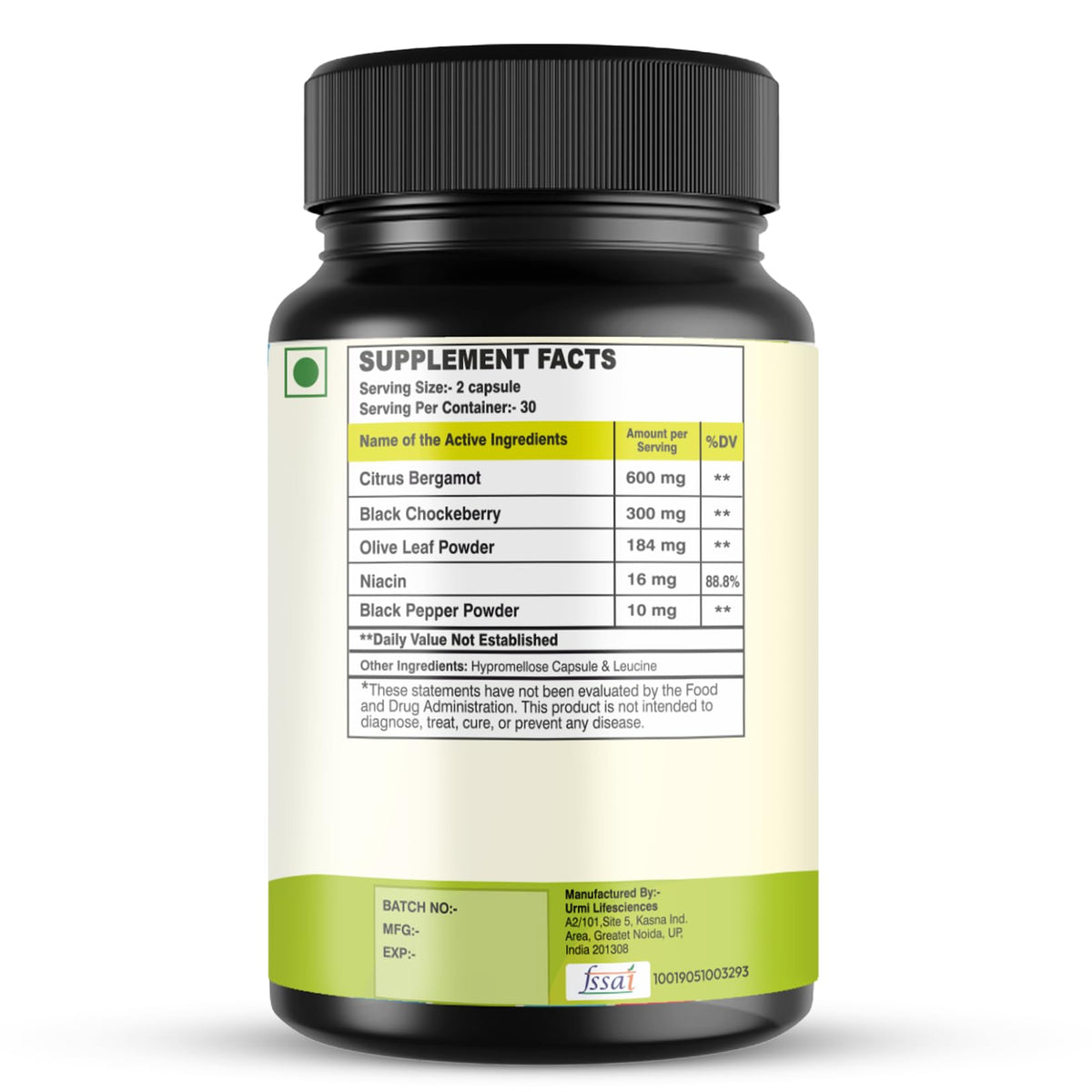 SETNUTRA Well From Within 5 in 1 Citrus Bergamot Supplement with Black Chokeberry Olive Leaf Niacin & Black Pepper | Heart Health Support Antioxidant Boost | Non GMO Gluten Free Capsules (60 Count) SETNUTRA Well From Within buy supplements Au