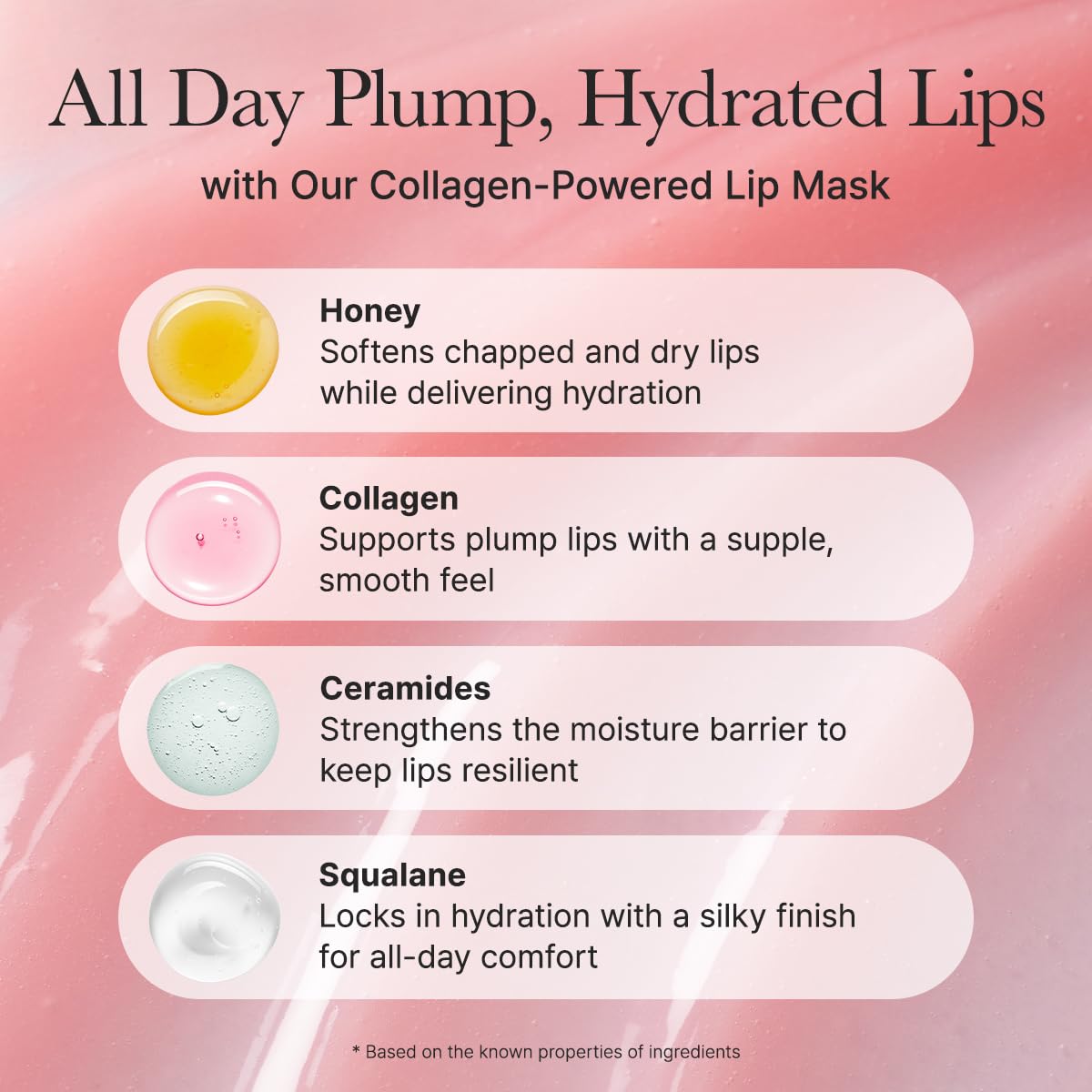 Arencia Honey Glazed Collagen Lip Mask, Overnight Lip Treatment with Collagen and Honey, 0.52 oz ARENCIABuy Supplements Australia