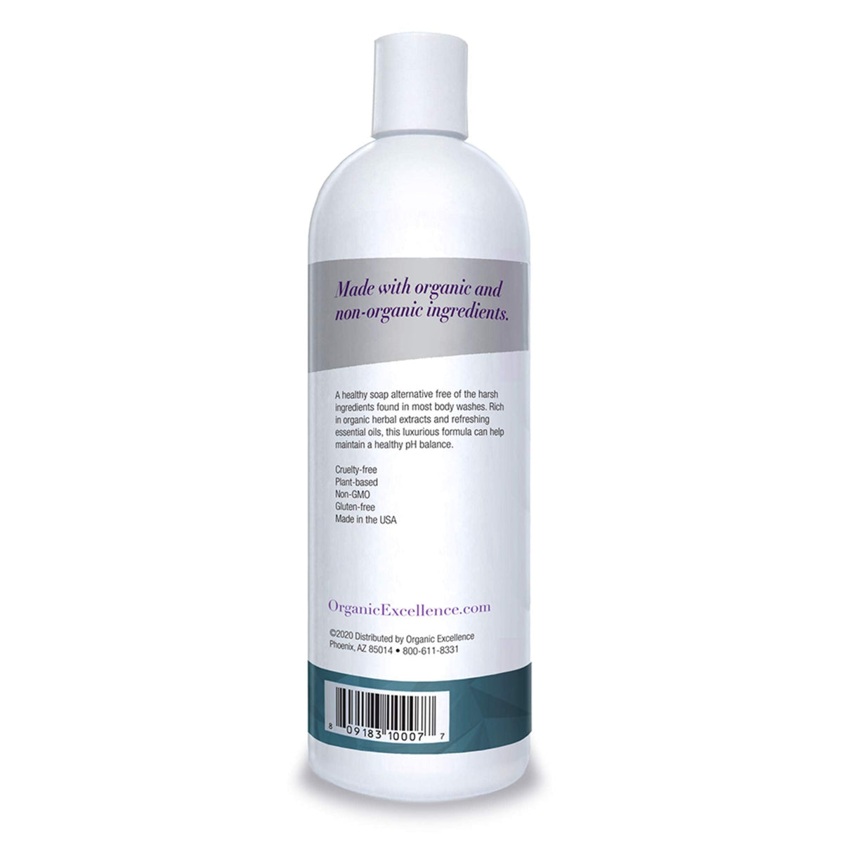 Organic Excellence Spearmint Body Wash For All Skin Types - Natural Soap Alternative - Sulphate and Paraben Free Organic ExcellenceBuy Supplements Australia