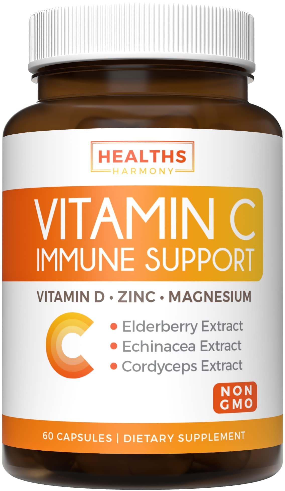 Super Greens & Vitamin C (1-Month Supply) Greens & C Synergy Bundle of Organic Super Greens Powder - Complete Superfood (60 Capsules) & & Vitamin C Immune Support (60 Vegetarian Caps)(Non-GMO) Healths Harmony buy supplements Au