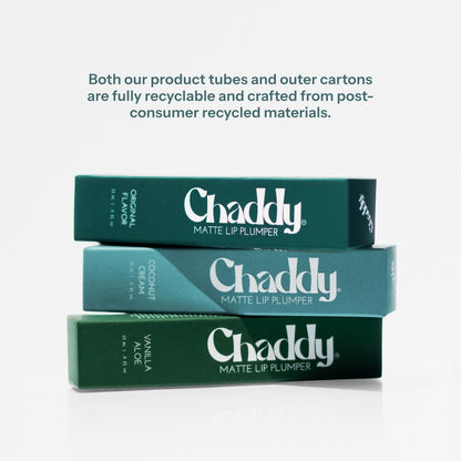 Chaddy Matte Lip Plumper - Hydrating Lip Plumper with Hyaluronic Acid | Plumping Lip, Natural Lip Care and Enhancer - 0.5 fl.oz (Original Flavor) ChaddyBuy Supplements Australia