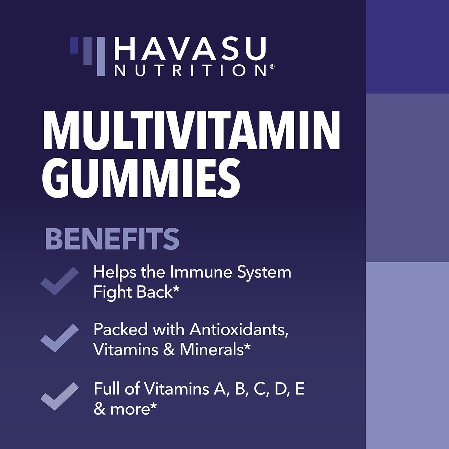 Multivitamin Gummies for Adults, Mixed Berry, 60 Count, 30 Day Supply | Multivitamin Gummies for Men and Women with Vitamins and Minerals Zinc, Vitamin C, Vitamin D, Daily Defense, 30 Servings