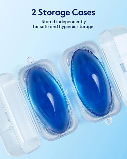 nalax Hemorrhoid Ice Pack 2 Pack – Ultra-Soft Reusable Cooling Gel Pads for Fast Relief, FSA-HSA Eligible Cold Therapy for Hemorrhoid Sufferers & Postpartum Moms, Includes 2 Storage Cases nalaxBuy Supplements Australia