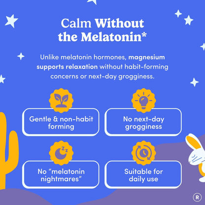 FIRST DAY Kids Magnesium Gummies, Citrate + L-Theanine, No Melatonin, 60 Ct | Strawberry citrate magnesium gummies for kids with Suntheanine® L-theanine; melatonin-free calm and bedtime support for kids