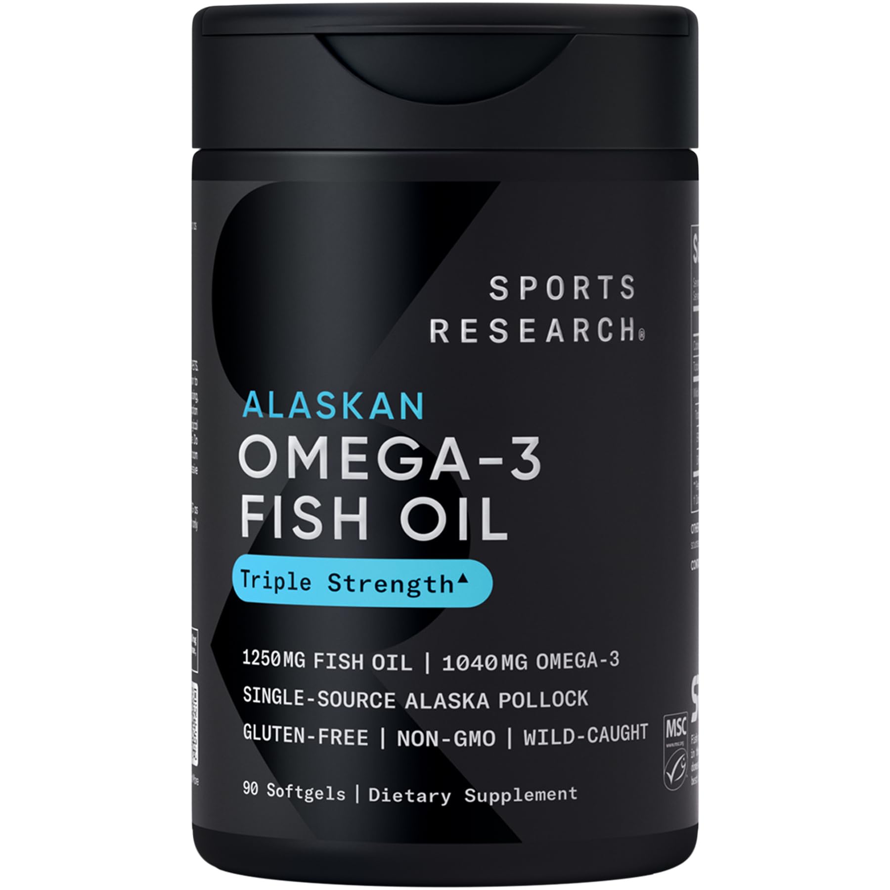 Sports Research® Omega-3 Fish Oil Bundle - Total Omega-3 2200mg (Krill, Salmon & Pollock) + Triple Strength Fish Oil 1250mg - High EPA & DHA Supplement Sports Research buy supplements Au