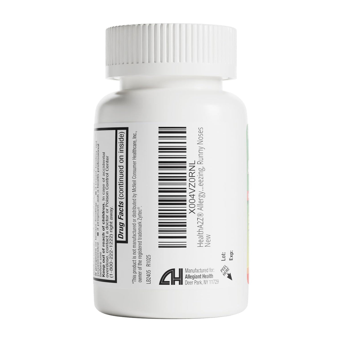 HealthA2Z® Allergy Relief, Cetirizine 10mg, Dye-Free Formula, 24-Hour Antihistamine, Indoor & Outdoor Allergy Relief, 500 Tablets HealthA2Z buy supplements Au