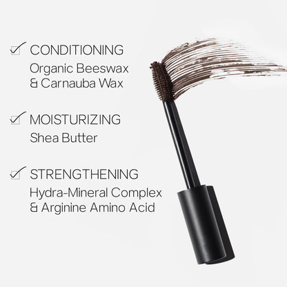 Saie Mascara 101 - Lash Lengthening Mascara for Thick, Bold, Lifted Lashes - Buildable Eye Makeup Formulated to Strengthen and Condition with Rich Nutrients - Brown (0.31 oz) SaieBuy Supplements Australia
