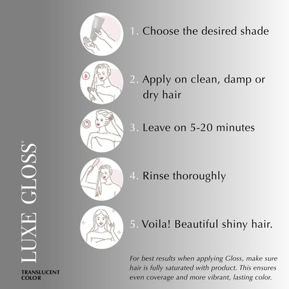 ECRU New York LUXE GLOSS Hair Gloss for Enhanced Color and Glass-Like Shine, Copper Ecru New YorkBuy Supplements Australia