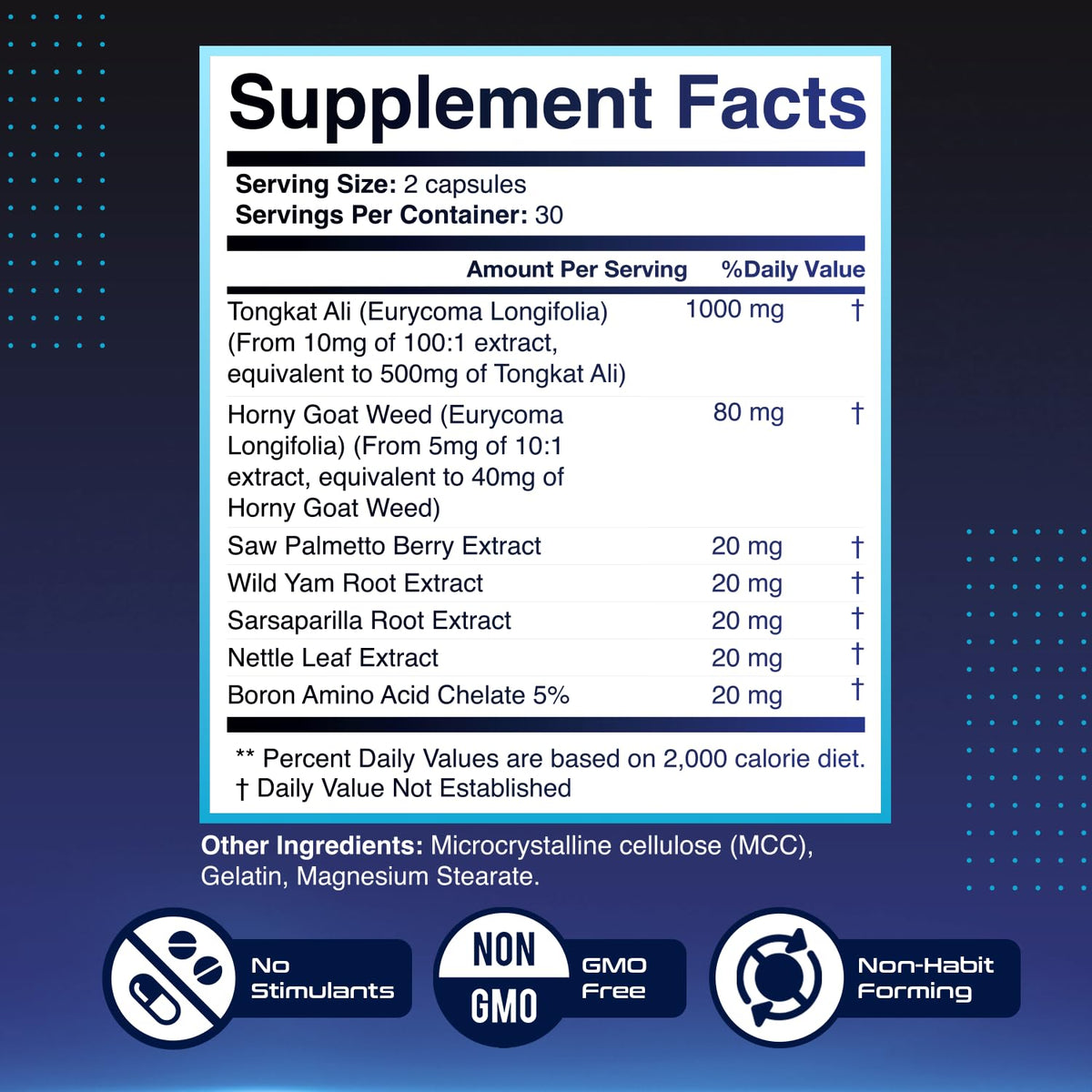 HeroUP - Natural Wellness Supplement with Plant-Based Ingredients – Non-GMO, Stimulant-Free | Made in the USA, GMP-Certified | 60 Capsules, 6 Month Suppy Nature’s NutriWaveBuy Supplements Australia