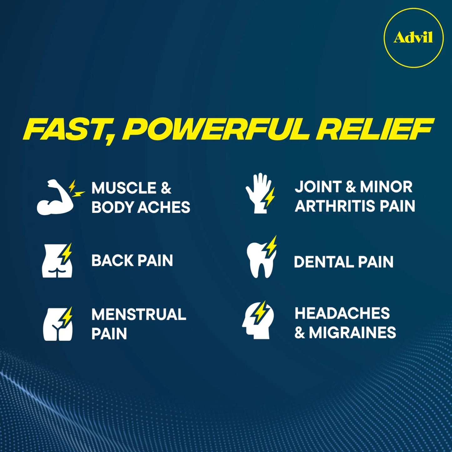 Advil Dual Action Coated Caplets with Acetaminophen, 250 Mg Ibuprofen and 500 Mg Acetaminophen Per Dose (2 Dose Equivalent) for 8 Hour Pain Relief - 72 Count AdvilBuy Supplements Australia