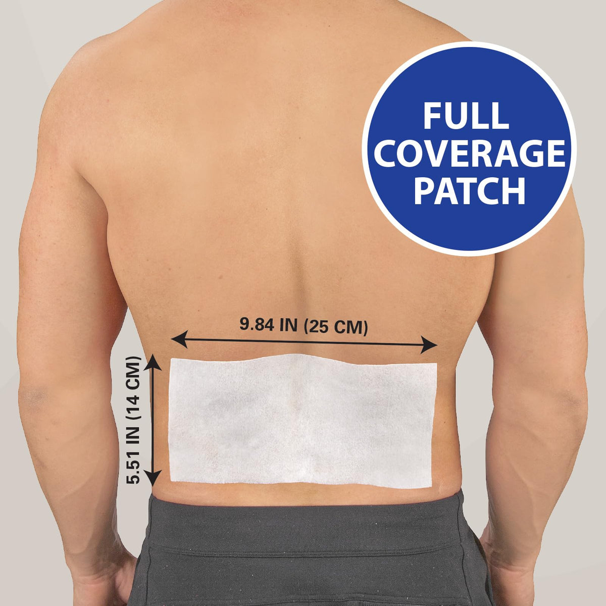 HealthWise Cold Hot Medicated Menthol XL Patch | 5% Menthol | Back and Large Areas | 5.51” x 9.84” | 6-Count | Paraben-Free | Soothes Minor Aches and Pains | Super-Size Relief HealthWiseBuy Supplements Australia