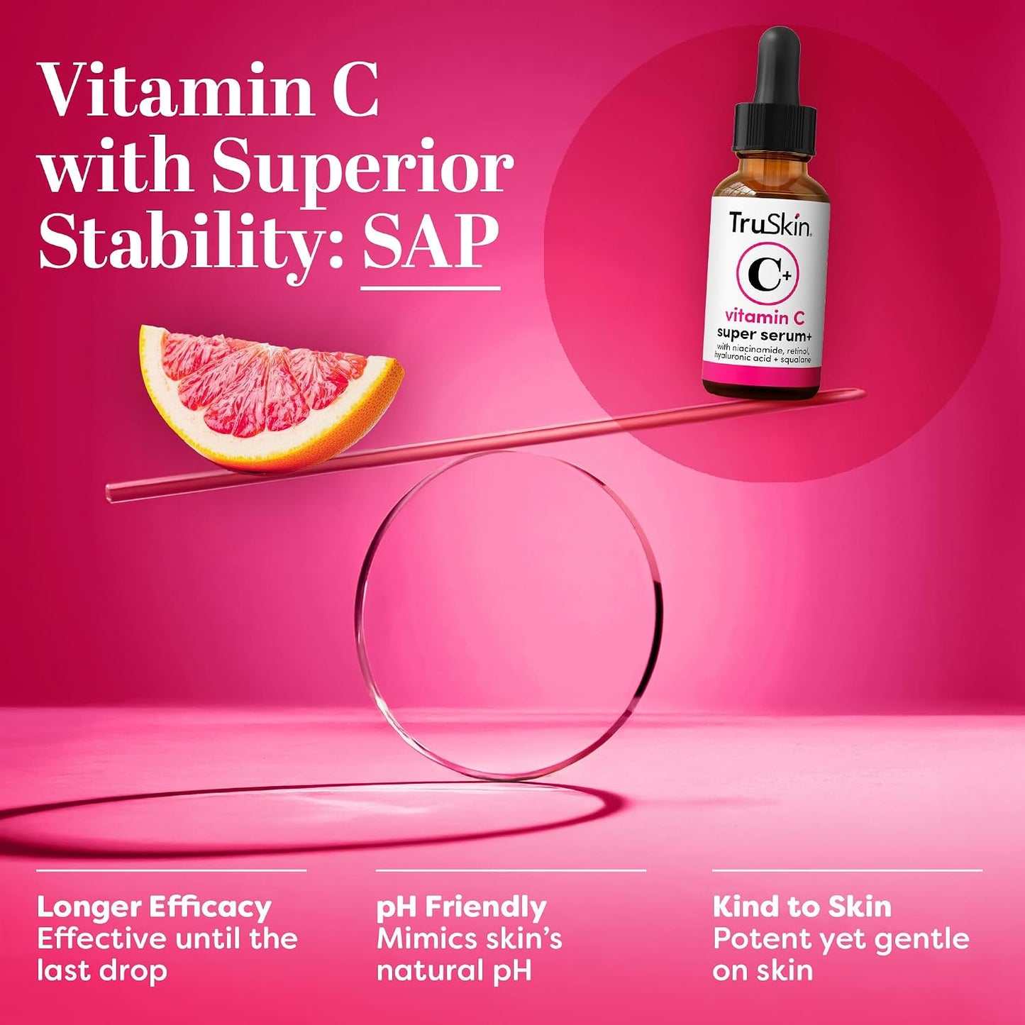 TruSkin Rejuvenate & Protect Bundle - Vitamin C Super Serum Plus 2oz and Tinted Mineral Sunscreen Serum SPF 30
