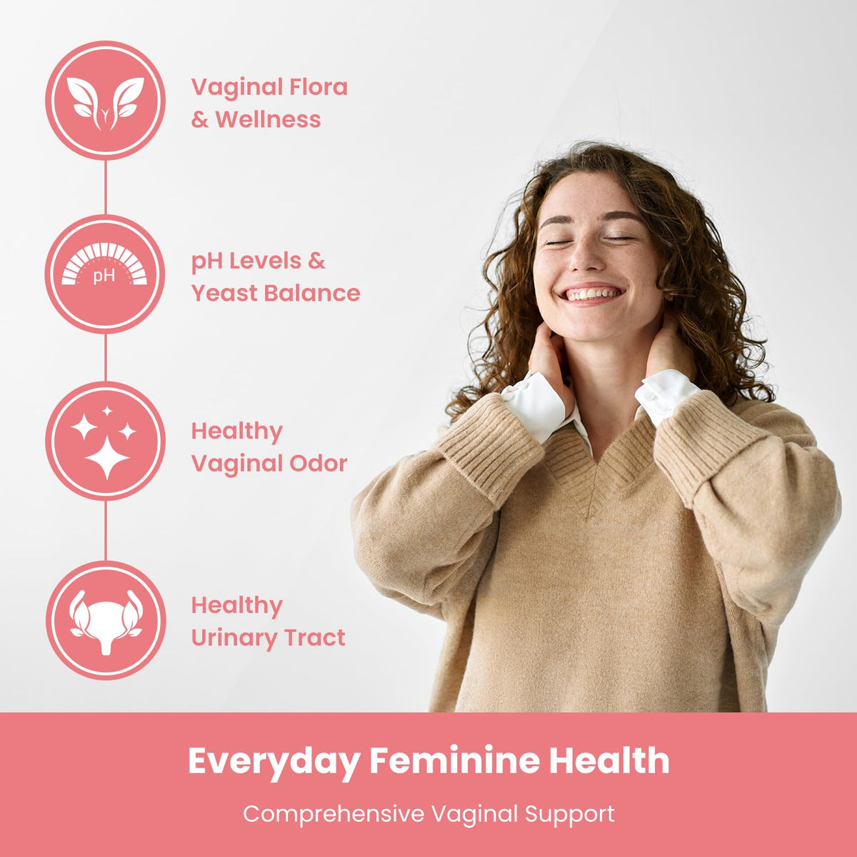 Vaginal Probiotics for Women pH Balance | 50 Billion CFU Womens Probiotic + Cranberry Pills for Vaginal Health, Healthy Odor, Yeast, Urinary Tract | Vegan Women's Probiotics and Prebiotics Supplement Mother's Promise buy supplements Au