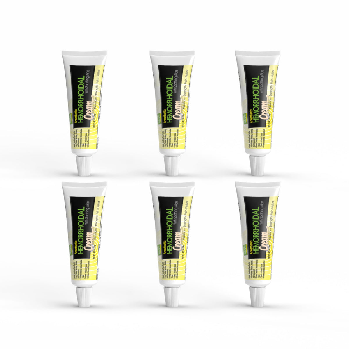 Natureplex Hemorrhoidal Cream for Itching, Burning and Discomfort Relief, 0.9 oz (Pack of 6) - Made in USA NatureplexBuy Supplements Australia