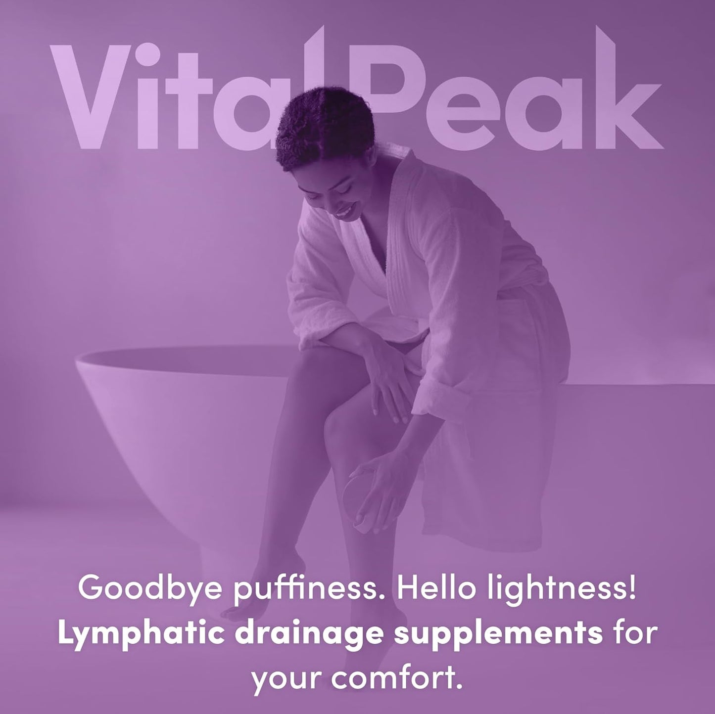 Lymph Peak, Lymphatic Drainage Supplements, Lymph System Support | Burdock Root, Echinacea Extract, Bromelain, Dandelion Extract, Vegan. 30 Days Supply. 60 Capsules