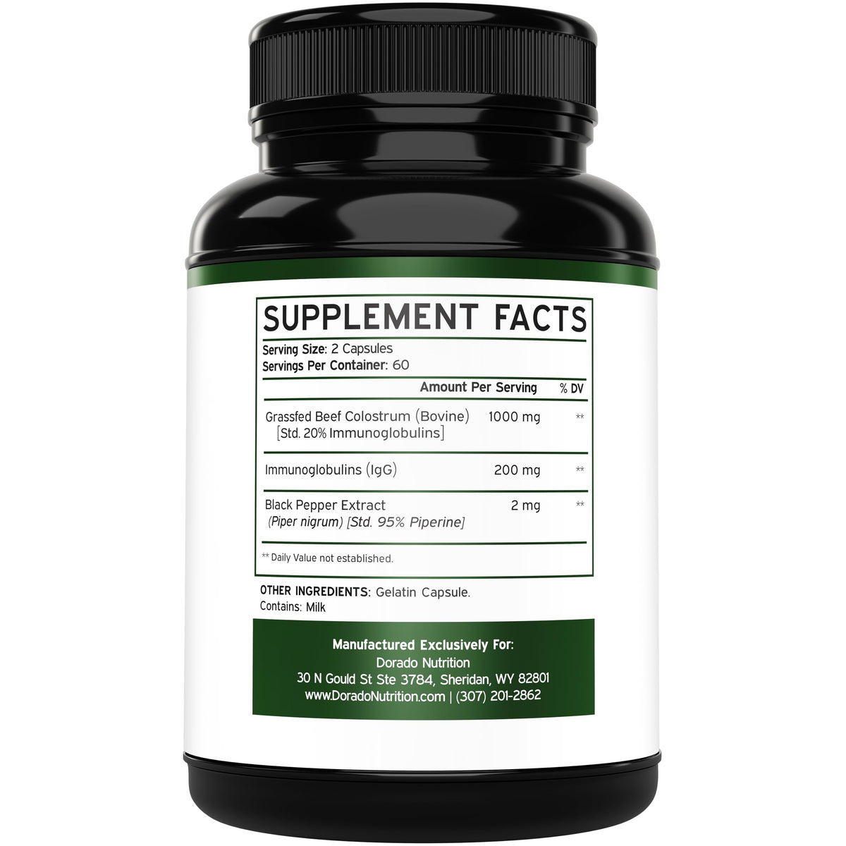 Colostrum (120 Count) Bovine Colostrum Capsules Supplement and Supergreens (60 Gummies) Superfood for Immunity Support with Greens Supplements with 8 Ingredient Power Blend - Vegan Safe & Made in USA DORADO NUTRITION buy supplements Au