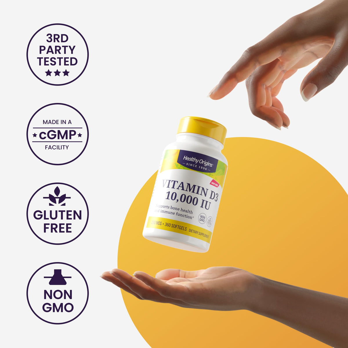 Healthy Origins L-Glutathione 500 mg (Setria, Non-GMO, Gluten Free, Antioxidant, Immune Support, Skin Support), 60 Veggie Caps Healthy OriginsBuy Supplements Australia