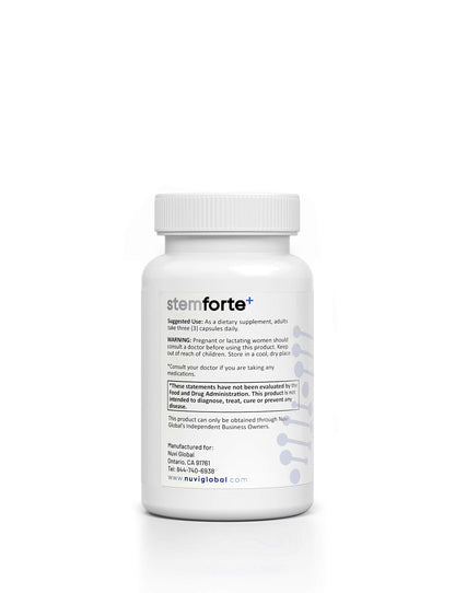 NuVi Global Stemforte Plus Stem Cell and Telomere Supplements – Cell Regeneration, Cell Growth & Telomere Support for Healthy Aging & Cellular Health – 90 Capsules for Men & Women NuVi Global buy supplements Au