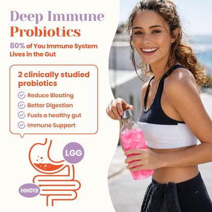 Venture Pal Sugar Free Hydration Packets+Immune-Liquid Daily IV Drink Mix | Electrolyte Powder with 7 Electrolytes & 6 Vitamins, Probiotics + Elderberry | Non-GMO, Keto Friendly, Vegan | 16 Sticks