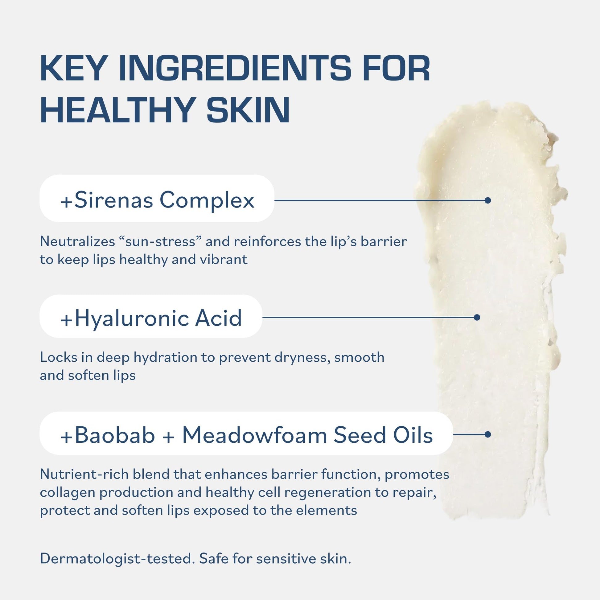 TERNS Everyday Lip Balm | Hyaluronic Acid + Baobab & Meadowfoam Oils, Algae-Powered Sirenas Complex OS, Refreshing Mint, Non-Sticky Cushion Glide, Cruelty-Free TERNSBuy Supplements Australia