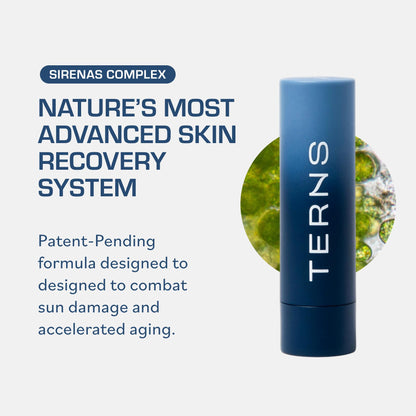 TERNS Everyday Lip Balm | Hyaluronic Acid + Baobab & Meadowfoam Oils, Algae-Powered Sirenas Complex OS, Refreshing Mint, Non-Sticky Cushion Glide, Cruelty-Free TERNSBuy Supplements Australia