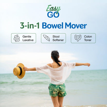 Simply Herbs Easy Go Bowel Mover - Adult Cleansing Supplement for Colon Health Support - Bowel Movement Aid - Stool Softener - Daily-Use Laxative - Plant-Based Ingredients - Vegan - 100 Count (2 Pack) Dr. Schulze'sBuy Supplements Australia