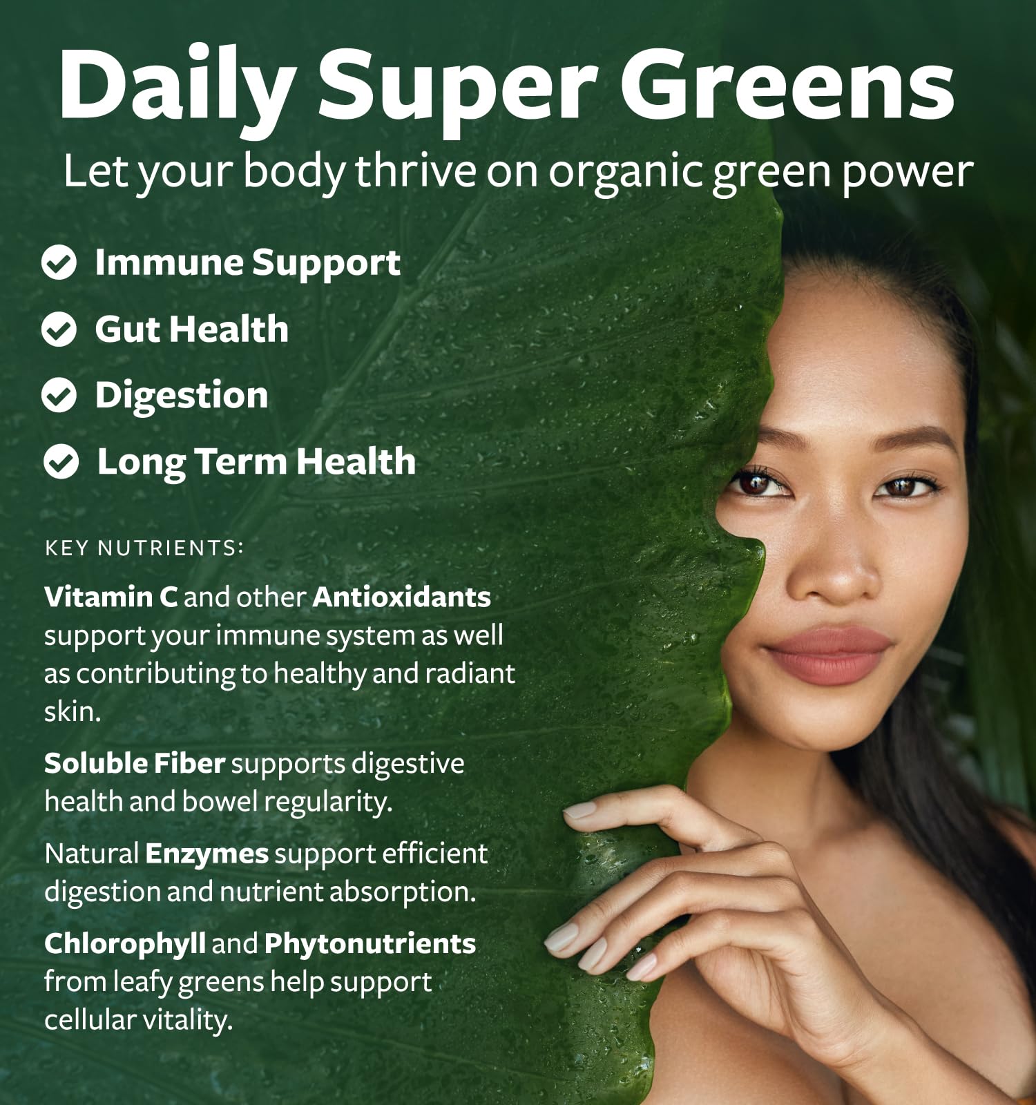 Super Greens & Vitamin C (1-Month Supply) Greens & C Synergy Bundle of Organic Super Greens Powder - Complete Superfood (60 Capsules) & & Vitamin C Immune Support (60 Vegetarian Caps)(Non-GMO) Healths Harmony buy supplements Au