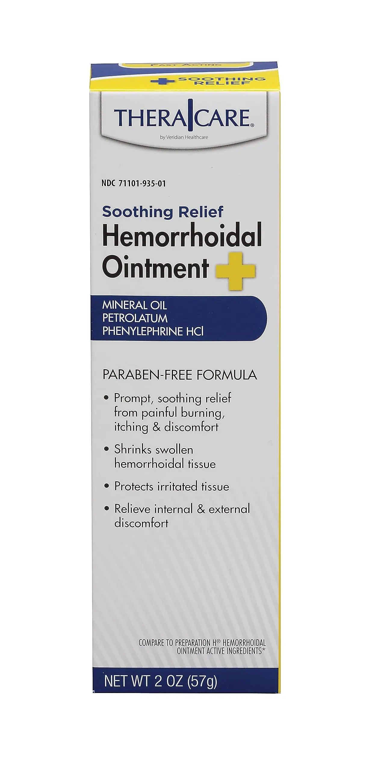Thera|Care Hemorrhoidal Ointment | Soothes Itching and Burning | 1.0 oz | Hemorrhoid Symptom Relief | Fast Acting | Paraben-Free | Applicator Included Thera CareBuy Supplements Australia