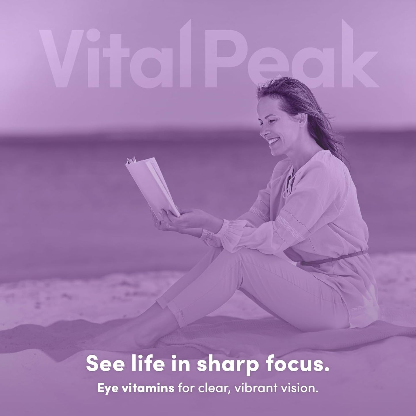 Vital Peak® Provision | Eye Health Supplements with Eyebright, Lutein | Eye Vitamins, Bilberry, Eyebright, Lutein, Zeaxanthin. 30 Days Supply. 60 Capsules