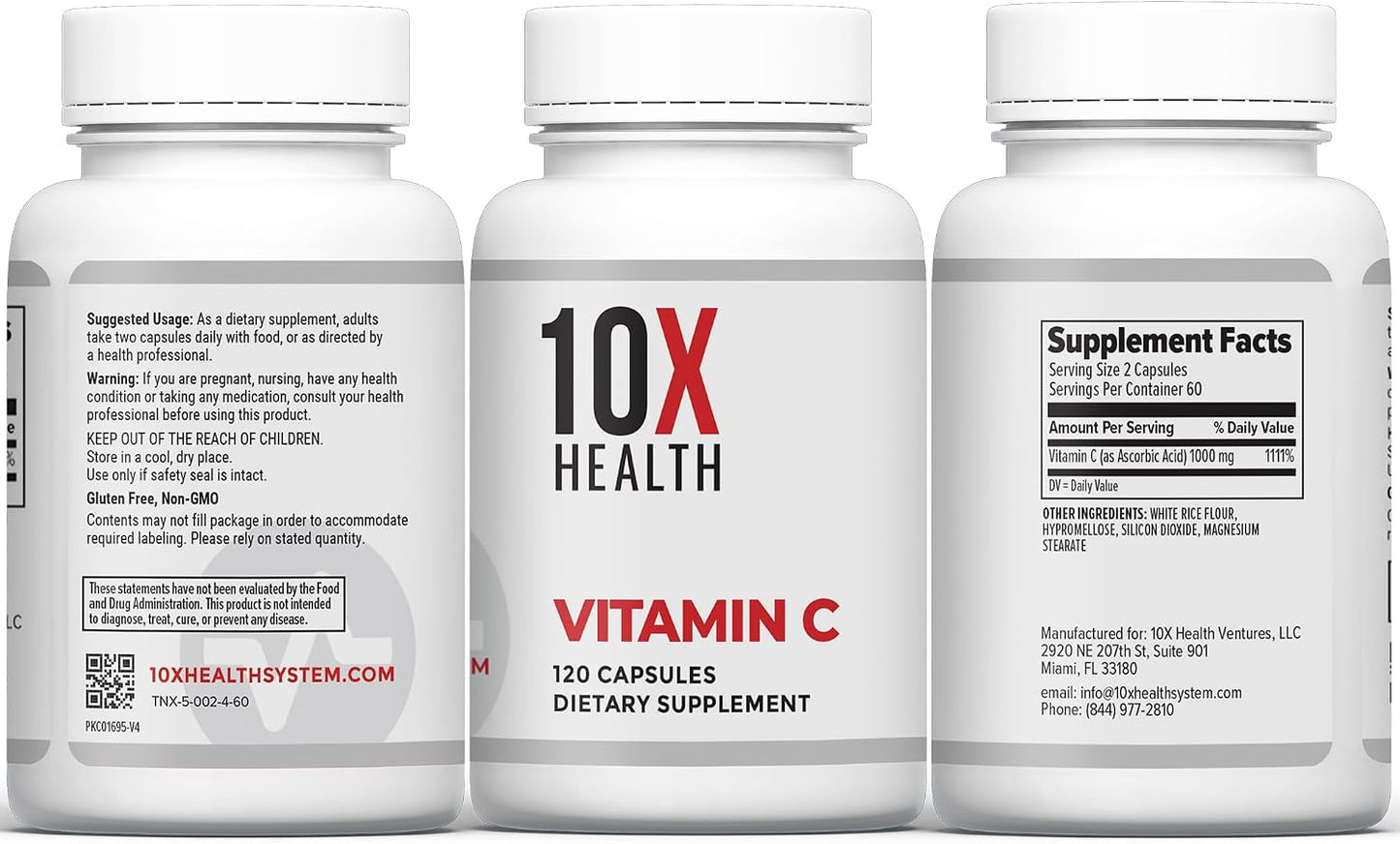 10X Health Methylated Multivitamin - 4-in-1 Kit | 10X Optimize, 10X Zinc, 10X Vitamin C & Methylene Blue Drops, Immunity & Energy Bundle