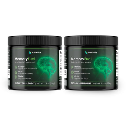Memory Fuel Creatine Monohydrate Powder for Brain Energy & Focus | 5,000mg Micronized Creatine with L-Theanine, Choline & Magnesium, Cognitive Support for Adults, No Crash, 1 Scoop Daily