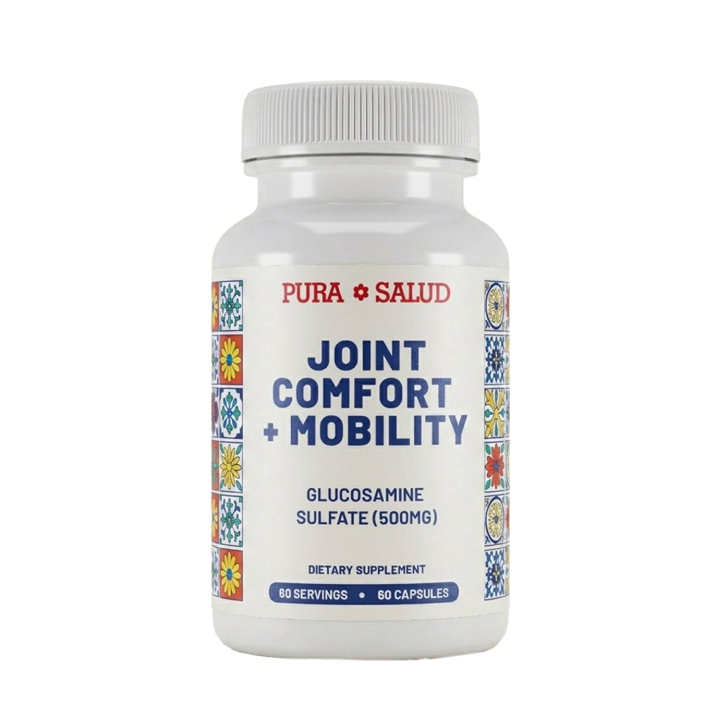 Basic Brands Pura Salud Pureflex Glucosamine Sulfate, 500mg 120 Count | Joint Health Support