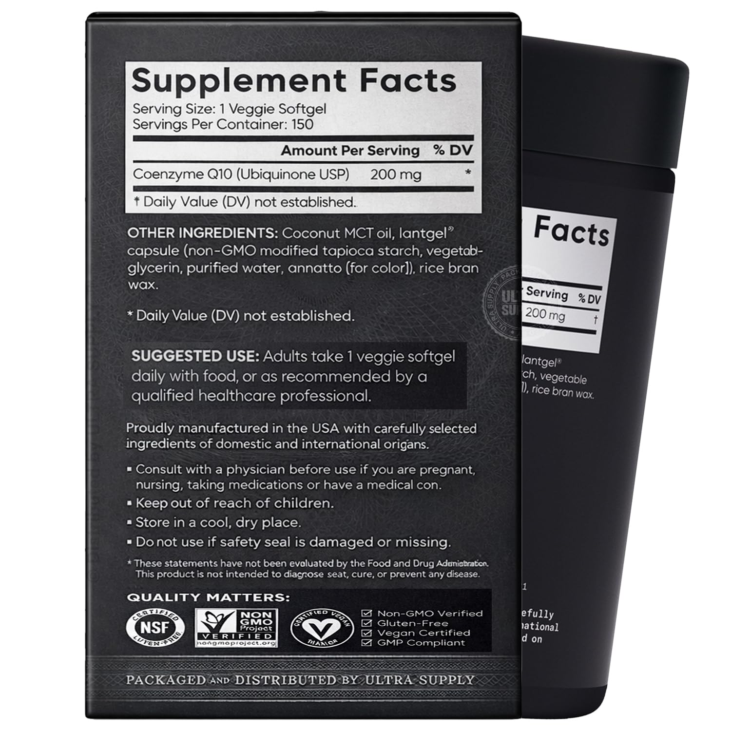 Sports_Researchs CoQ10 200mg Softgels with MCT Oil, 150 Ct Value Pack Generic buy supplements Au