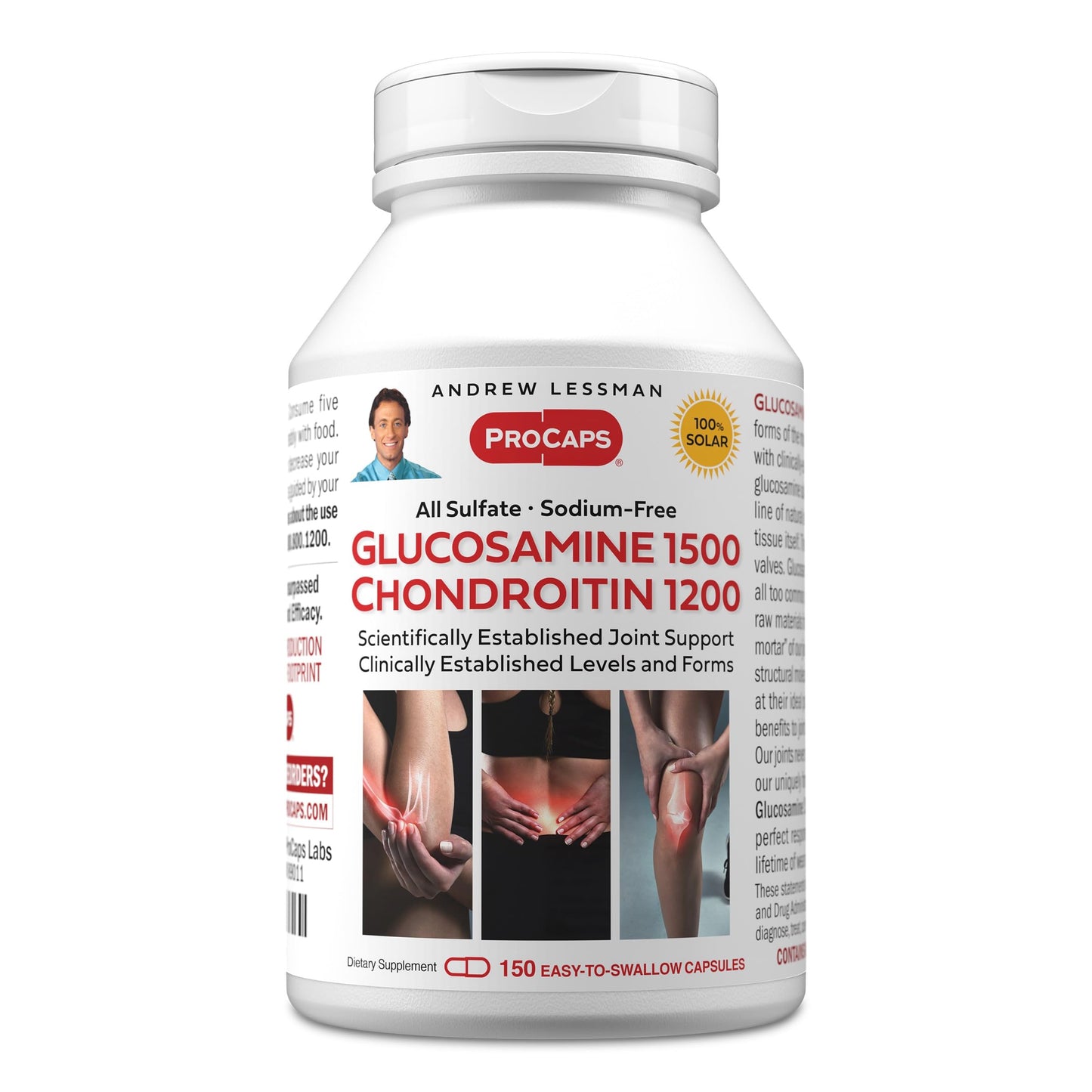 ANDREW LESSMAN Glucosamine 1500 Chondroitin 1200-600 Capsules