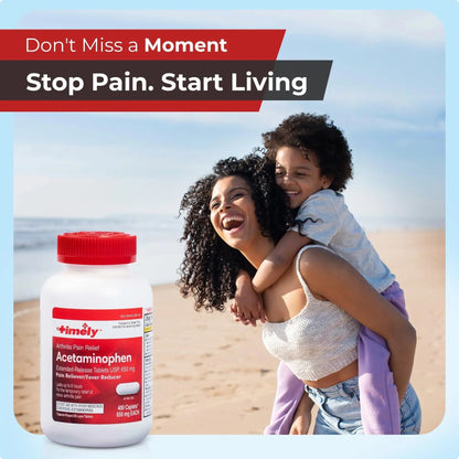 TIME-Cap Labs 400 Caplets Extended Release Acetaminophen 650mg - Pain Reliever & Fever Reducer for Adults, Helps with Headaches, Backaches, Muscle Pain, Toothaches, Arthritis & Menstrual Cramps TIME-CAP LABS, INC.Buy Supplements Australia