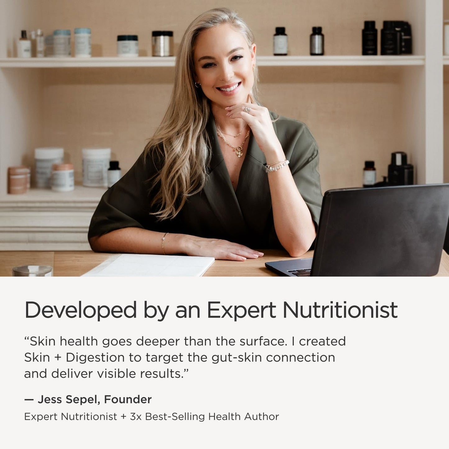 JSHealth Skin & Digestion Formula Supports Healthy Skin & Digestive Comfort | Clear Skin Supplement with Zinc, Burdock, Turmeric. Supports Healthy Skin and Digestive Comfort. Vegan (60 Tablets)