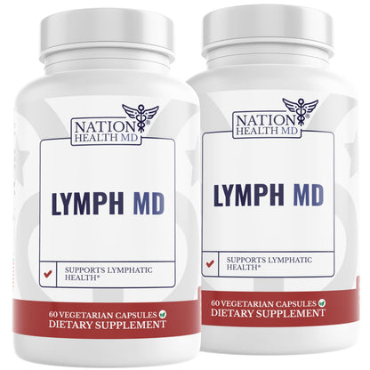 Lymph MD | Lymphatic Drainage Supplement | Lymph Support | Lymph System Support with Bromelain, Echinacea, Burdock Root, Dandelion, Rutin, Kelp. 30 Days Supply. 60 Capsules