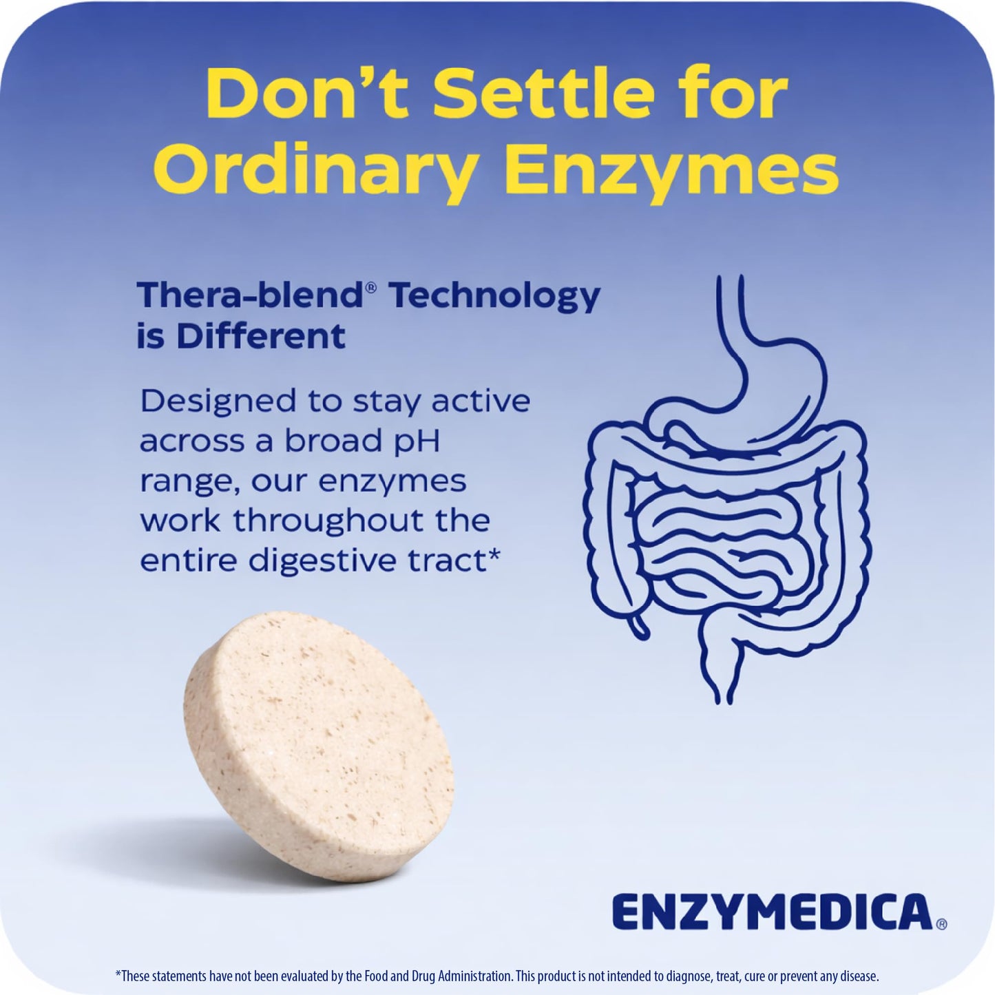 Enzymedica Papaya Gold - Papaya Enzymes Chewable - 120 Tablets