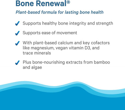 PURE SYNERGY Bone Renewal | Bioavailable Calcium with Cofactors | Natural, Vegan Supplement with Vitamin D3, K2, Magnesium, & Boron | for Lasting Bone Strength (150 Capsules)