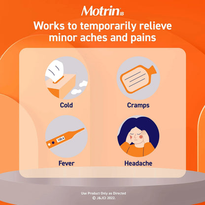 Motrin IB Liquid Gels with 200mg Ibuprofen per Caplet, Pain Reliever & Fever Reducer for Adults, Relief from Minor Arthritis Pain, Muscle Aches, Headache, Menstrual Cramps & Backache, 120 ct MotrinBuy Supplements Australia