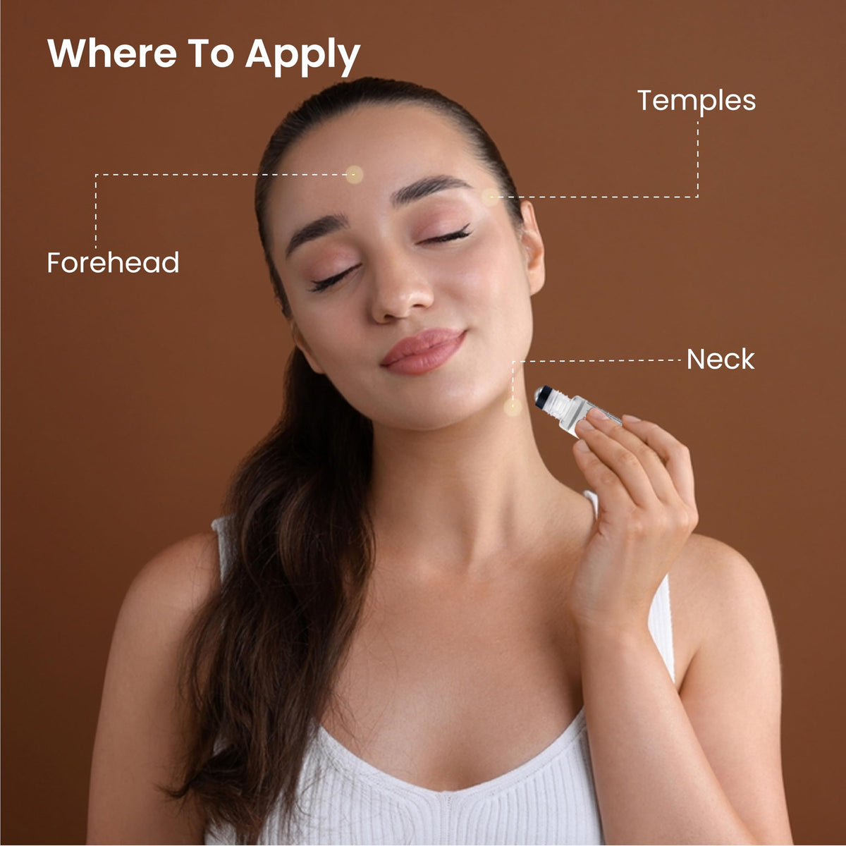 Benevita Migraine Relief Stick Roll-On – Organic, Natural, Cruelty-Free Headache Relief Roll-On – Peppermint, Spearmint, & Lavender Essential Oil Roller for Tension & Stress BenevitaBuy Supplements Australia