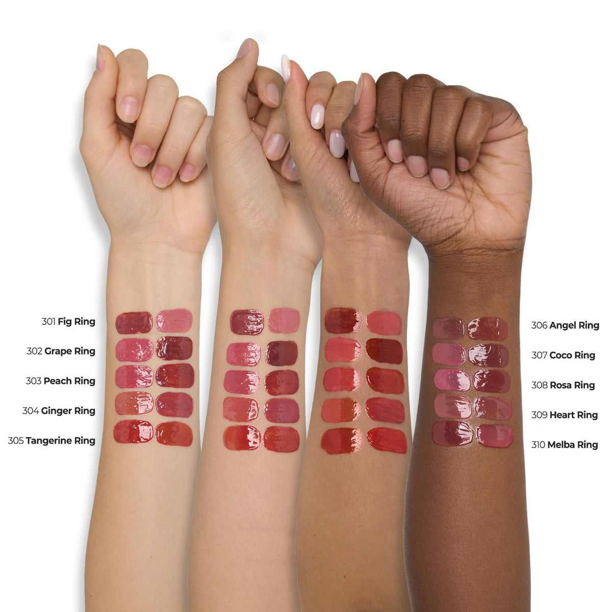 Laka Jelling Nude Gloss, 4.5g/0.15oz, Sheer Hydrating Lip Oil with No Stain, Non-Sticky, Nourishing Gloss for a Glowy Look, K-Beauty (#306 Angelring) LakaBuy Supplements Australia