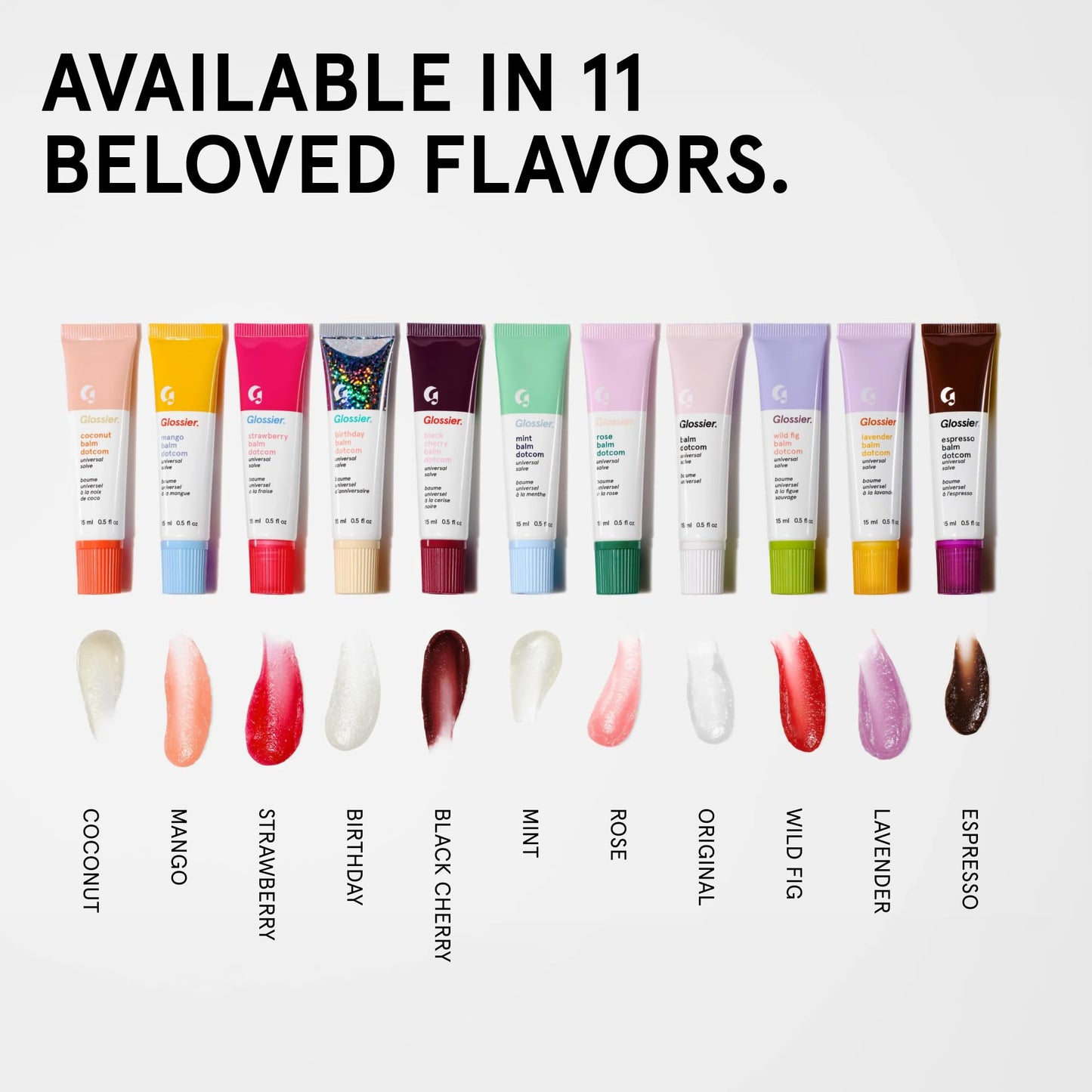 Glossier Balm Dotcom Hydrating Lip Balm - Universal Salve, Up to 12Hr Moisture - Lanolin, Beeswax & Castor Oil for Dry Lips, Cuticles & Skin - Original, Clear Fragrance-Free, 15ml GlossierBuy Supplements Australia